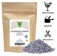 DualSpices Organic USDA Lavender Flower Buds, 8 Ounce