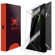 Skinomi TechSkin - NVIDIA Shield TV Brushed Steel Full Body Skin Protector / Front &amp; Back Wrap / Premium HD Clear...