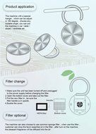 RIGOGLIOSO Ionic Air Purifier, USB Mini Air Purifier, Portable Air Ionizer Ozone Freshener,True Hepa Homes Purifier... N4