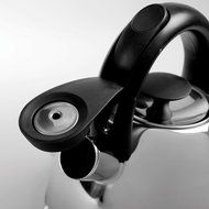 OXO Good Grips Click-Click Tea Kettle Polished Stainless Steel 2.1-Qt.
