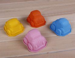 DGI MART Kitchen Party Use Single Adorable Kawaii Mini Car Shape Chocolate Sugar Ice Cake Decorating Silicone...