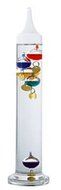 Ambient Weather WS-GA1141305 13" Galileo Thermometer with 5 Glass Balls and Gold Tags