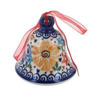 Polish Pottery Butterfly Medium Bell