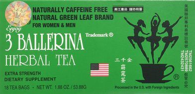 3 Ballerina Diet Tea Extra Strength for Men and Women (3 Boxes x 18 Bags) N4