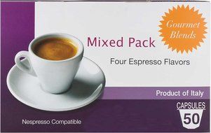 Coffee Pods (Nespresso Compatible) - Decaf From Italy - By Mixpresso (50 Count) N2