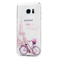 Badalink Galaxy S7 Edge Case Clear Soft TPU Rubber Skin Bumper Case Shockproof Flexible Easy Grip Colorful Painting... N42