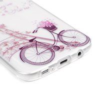 Badalink Galaxy S7 Edge Case Clear Soft TPU Rubber Skin Bumper Case Shockproof Flexible Easy Grip Colorful Painting... N43