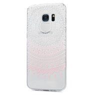 Badalink Galaxy S7 Edge Case Clear Soft TPU Rubber Skin Bumper Case Shockproof Flexible Easy Grip Colorful Painting... N47