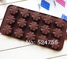 New 15 Modelling Flowers Shape Silicone Cake Tools Chocolate Ice Mold Cake Decoration Jelly Pudding Kitchen Cooking... N3