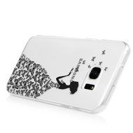 Badalink Galaxy S7 Edge Case Clear Soft TPU Rubber Skin Bumper Case Shockproof Flexible Easy Grip Colorful Painting... N62
