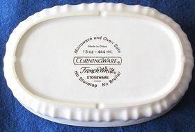 Corning Ware 15 Oz Stoneware 444ml Casserole w/Plastic Lid N2