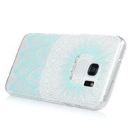 Badalink Galaxy S7 Edge Case Clear Soft TPU Rubber Skin Bumper Case Shockproof Flexible Easy Grip Colorful Painting... N65