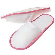 5 Pairs Pink Hotel Travel Disposable Slippers Home Guest Slippers N9