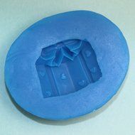 2pcs Silicone Mold Fondant Molds Christmas Cake Mould Mini(Christmas Gift/Bell) N2