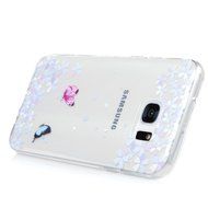 Badalink Galaxy S7 Edge Case Clear Soft TPU Rubber Skin Bumper Case Shockproof Flexible Easy Grip Colorful Painting... N70