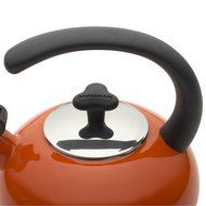 Rachael Ray Teakettles 1-1/2-Quart Whistling, Orange N4