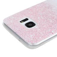 Badalink Galaxy S7 Edge Case Clear Soft TPU Rubber Skin Bumper Case Shockproof Flexible Easy Grip Colorful Painting... N74