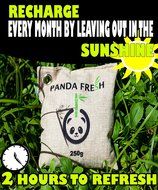 LARGE - Remove Odors Naturally with Activated Air Purifying Moisture Removing 250g Bag Non Toxic &amp; Chemical Free... N5