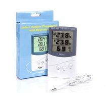Digital LCD Indoor/outdoor Thermometer Hygrometer Meter Temperature Humidity NEW / 12.4cm Long, 7cm Wide, 1.9cm... N2