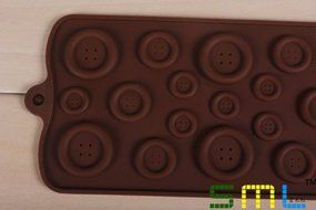 Lvxuan Silicone Fastener Chocolate Molds Jelly Ice Molds Cake Mould Bakeware N3