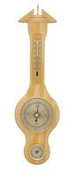 Banjo Weather Station Barometer Thermometer Hygrometer Solid Pine 18 in