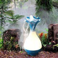 Ultrasonic Aroma Diffuser Humidifier Aromatherapy Air Mist Purifier Atomizer - Blue N6