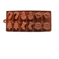 4 pcs Silicone Cake Decoration Fondant Bakeware Mould Mold Birthday Party Baby and Cartoon Themed [version:x7.8... N2