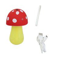 Skycoolwin Mushroom Humidifier Diffuser with LED Lights, 200ml Portable Mini USB Ultrasonic Diffuser Cute Cool... N3