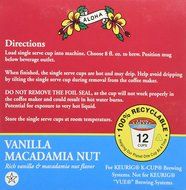 Lion Coffee Vanilla Macadamia Nut for Keurig K-cup Machines (12 Cups/box) N4