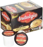 Indulgio Spiced Chai Latte, 12-Count Single Serve Cup for Keurig K-Cup Brewers N2