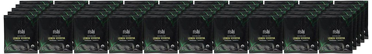Rishi Tea Organic Lemon Verbena Tea Bags, 50 Count