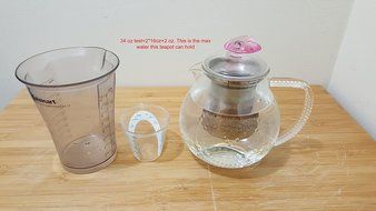 Teapot Set Flowering Tea Glass Teapot Gift Set Harmony 42 Oz / 1242 Ml with Stainless Steel Tea Warmer Alex Tea... N7