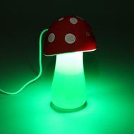 Skycoolwin Mushroom Humidifier Diffuser with LED Lights, 200ml Portable Mini USB Ultrasonic Diffuser Cute Cool... N6