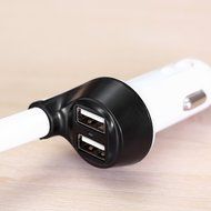 EASYTAR Car Humidifier with USB charger, 5V/2.1A 2 Smart Port Car Charger ,Essential Oil Aroma Diffuser, Air Purify... N3