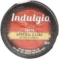 Indulgio Spiced Chai Latte, 12-Count Single Serve Cup for Keurig K-Cup Brewers N13