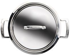 Le Creuset 3-Ply Stainless-Steel 6-1/3-Quart Covered Casserole N3