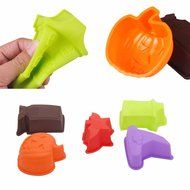 Mochiglory Non Stick Silicone Halloween Cake Budding Dessert Bread Irregular Baking Mold