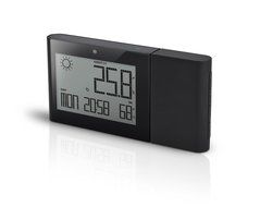 OREAV BAR266/BLRBK Oregon Scientific Weather Forecaster Indoor/Outdoor Thermometer with Indoor Humidity Atomic...