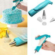 Pastry Icing Piping Bag Nozzle Fondant Cake Cupcake Decorating Pen Set Tool New