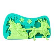 Baking Mould Cake Bread Mold Fondant Cakes Food-grade Silicone Santa Claus Non Stic