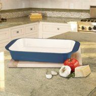 Cuisinart CI1136-24CR Chef's Classic Enameled Cast Iron 14-Inch Roasting/Lasagna Pan, Cardinal Red