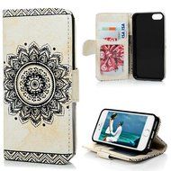 iPhone SE Case,iPhone 5S Case,iPhone 5 Case - Slim Fit Wallet Flip Embossed Totem PU Leather Case with Shock-Absorption... N2