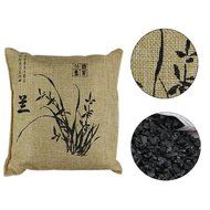 Purify Air Freshener,Bamboo Pattern Activated Carbon Bamboo Charcoal Bag Car Deodorant by Hmane--Orange