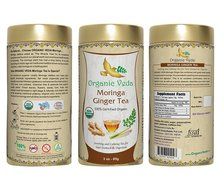 Organic Moringa Ginger Tea (Loose Leaf Tea). USDA Certified Organic. Rich in Antioxidants and Daily Needed Essential... N9