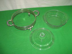 Vintage Leonard Silverplated Casserole Dish #551 Still in Original Box Never Used N2