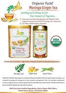 Organic Moringa Ginger Tea (Loose Leaf Tea). USDA Certified Organic. Rich in Antioxidants and Daily Needed Essential... N10