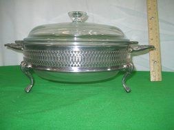 Vintage Leonard Silverplated Casserole Dish #551 Still in Original Box Never Used N3