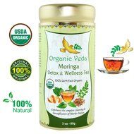 Organic Moringa Ginger Tea (Loose Leaf Tea). USDA Certified Organic. Rich in Antioxidants and Daily Needed Essential... N11