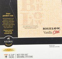 Bigelow Vanilla Chai Tea Keurig K-Cups, 18 Count N3