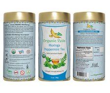 Organic Moringa Ginger Tea (Loose Leaf Tea). USDA Certified Organic. Rich in Antioxidants and Daily Needed Essential... N14